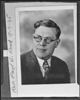 Reverend Paul W. Rood [rephotographed], 1935