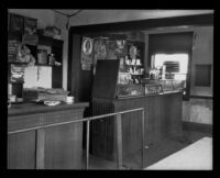 Lunch room, Wagner murder case, Los Angeles, 1929