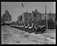 California Highway Patrol inspection, Rosemead, 1935