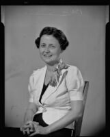 Barbara Miller, international reporter, relates her travels, Los Angeles, 1936-1938