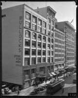 Bullocks store for men, Los Angeles, between 1934-1939