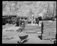 Reconstruction of Power House no. 2 following the failure of the Saint Francis Dam, San Francisquito Canyon (Calif.), 1928