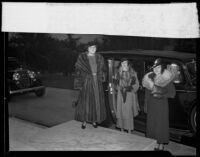 Junior League members attending a meeting, Los Angeles, 1935