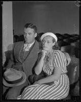 Eleanor Holm with husband Art Jarrett, 1933-1837