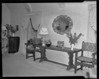 Some furniture in the home of Ray Noble, Beverly Hills, 1939