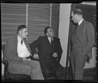 Witnesses Joseph Fritsch and F. J. Mountain testify against Frank Forrest Smith, El Monte, 1936