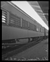 U.S. Marshal's federal prison transport railway car, Los Angeles, 1935