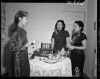 Los Angeles Chinese Women's Club members, Los Angeles, 1951