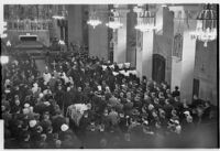 Edward Laurence Doheny funeral procession at St. Vincent de Paul Church, Los Angeles, 1935