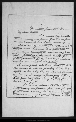 Letter from [John Muir] to [Daniel Muir, Jr], 1870 Jun 21
