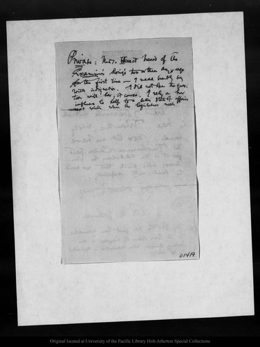 Letter from R[obert] U[nderwood] Johnson to John Muir, 1890 Apr 25