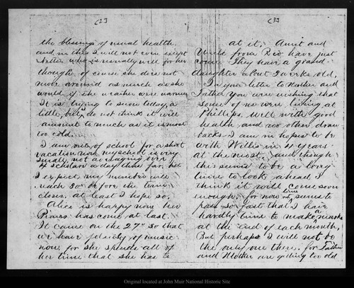 Letter from Brother [Daniel H. Muir] to Sister [Mary Muir Hand], 1878 Dec 29