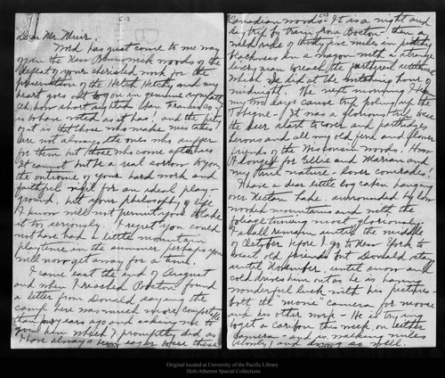 Letter from Anna R. Dickey to John Muir, [1913] Sep 24