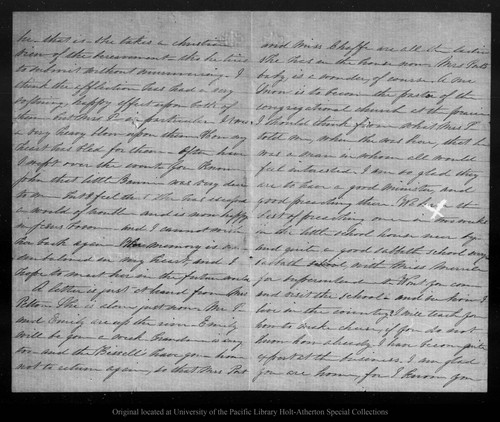 Letter from Eveline Merrill to John Muir, 1861 Jul 17