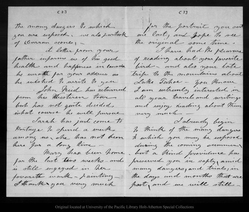 Letter from Mother [Ann Gilrye Muir] to John Muir, 1878 May 16