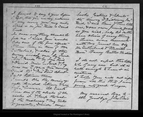 Letter from John Muir to Daniel H. Muir, 1867 Sep 1