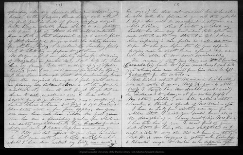 Letter from S[arah] A. Hodgson to John Muir, 1869 Apr 10