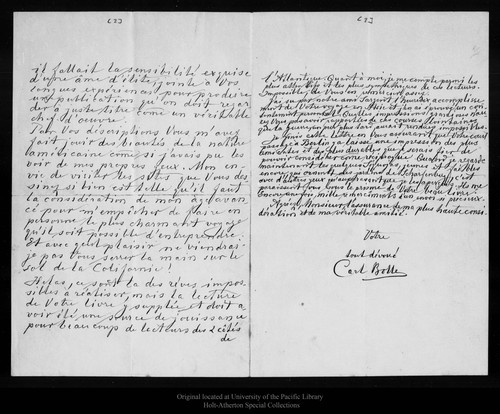 Letter from Carl Bolle to John Muir, 1904 Oct 4