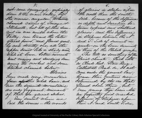 Letter from [John Muir] to [Joseph] Le Conte, 1872 Dec 17