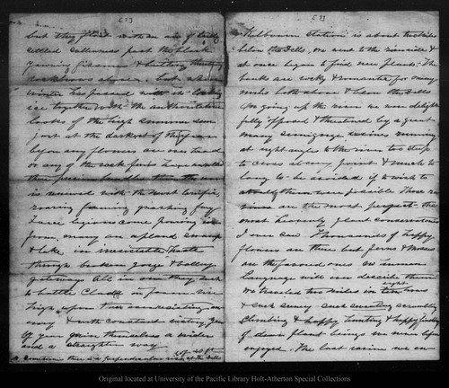 Letter from John Muir to Sarah and David Galloway, 1863 Jul