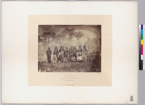 Lo! [Indians (Paiute?), with two Expedition members]