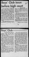 Boys' Club issue before high court