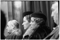 Mrs. Alice M. Wheatley and Mrs. Ruth L. Birkelund, jurors on the murder trial of Paul A. Wright, Los Angeles, 1938