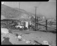 Fire in Malibu, 1936