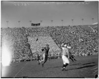 USC Trojans vs. Ohio State Buckeyes game at the Coliseum, Los Angeles, October 9, 1937