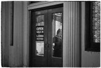 Entrance to a local casino, Los Angeles, 1937