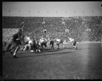 Match between USC and UCLA at the Coliseum, Los Angeles, 1935