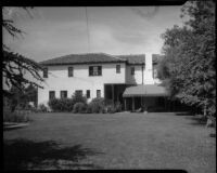 Beverly Hills home of William F. Gettle, kidnapping victim. May 1934