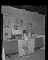 Woman's Christian Temperance Union booth at Baptist Convention in Los Angeles, Calif., 1939