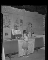 Woman's Christian Temperance Union booth at Baptist Convention in Los Angeles, Calif., 1939