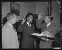 Edward Roybal sworn in as Los Angeles City Council member