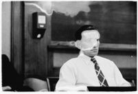 Confessed child-murderer Albert Dyer in court, Los Angeles, 1937