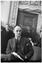 Attorney John C. Packard in the courtroom, Los Angeles, 1930s