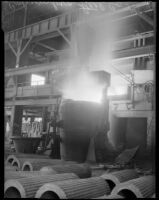 Machinery in a Columbia Steel Company plant, Torrance