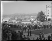 Armistice Day / football rally at UCLA, November 8, 1935