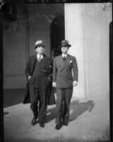 Attorney Milton Cohen and director Busby Berkeley, circa 1935