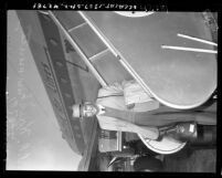 Jiddu Krishnamurti, Theosophist, at airport in Los Angeles, Calif., circa 1948