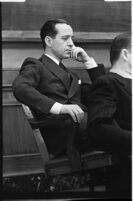 Accused murderer Paul A. Wright in court, Los Angeles, 1938