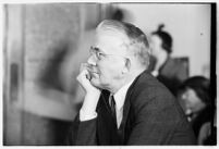 Dr. A.M. Wilkinson, vice crusader, testifies before the Los Angeles County Grand Jury. September 8, 1937