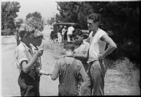 Boys taking part in a free summer camp organized by Los Angeles Sheriff Eugene Biscailuz. Circa July 1937