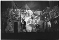 Ballet dancers on stage in the Ballet Russe de Monte Carlo performance of "Ghost Town," Los Angeles, 1940