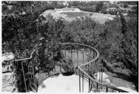 Overlook on the estate of film comedian Harold Lloyd and his wife Mildred, Beverly Hills, 1927