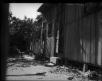 Slum sought out during a SERA housing study, Los Angeles, 1934