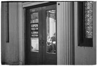 Entrance to a local casino, Los Angeles, 1937