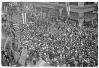 Crowds gathered for the Mystic Shrine's Durbar festival, Los Angeles, 1937