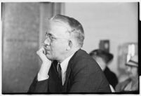 Dr. A.M. Wilkinson, vice crusader, testifies before the Los Angeles County Grand Jury. September 8, 1937